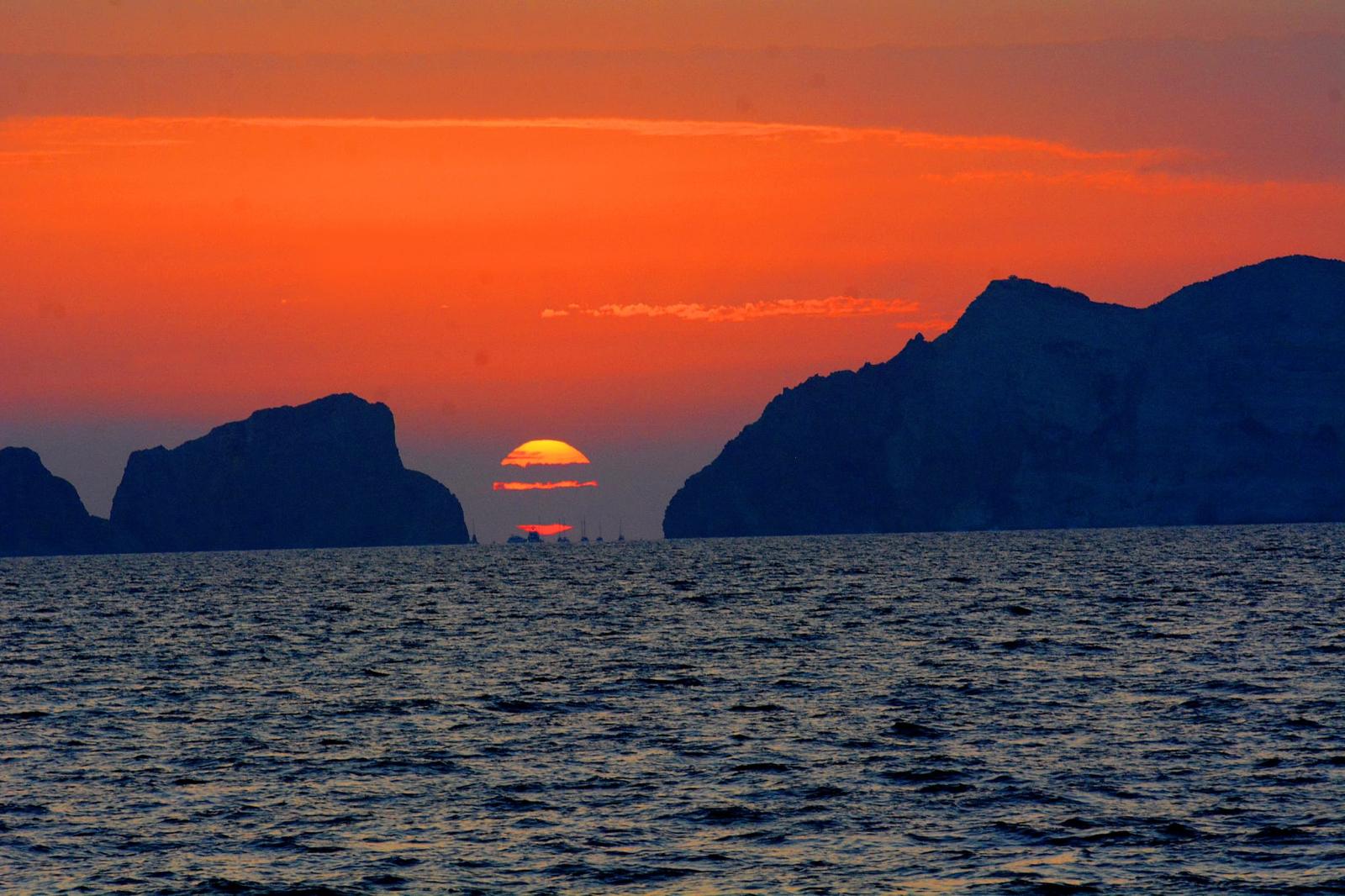 Tramonto spettacolare a Ponza